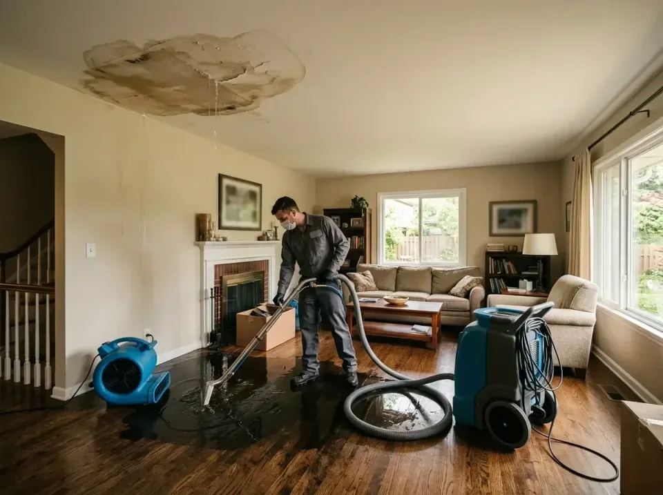attic-pipe-burst-ceiling-drip-008 — frequently asked questions, Water Damage Restoration & Carpet Care in Breezy Point, MN